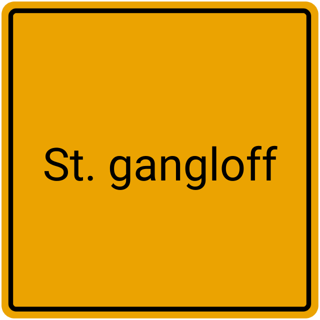 Meldebestätigung St. Gangloff